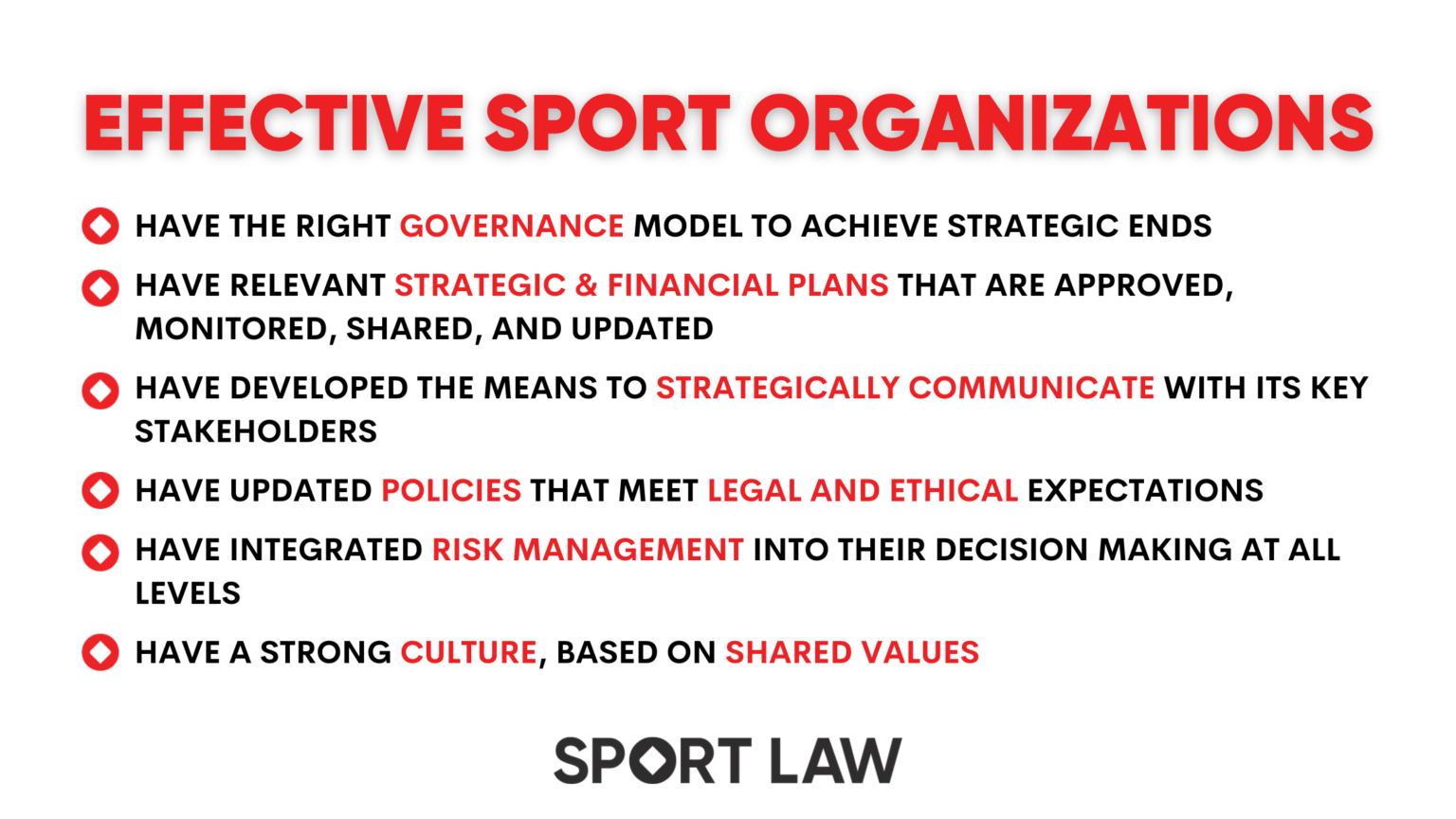 Defining Moment for Canadian Sport Organizations Let Values Lead the